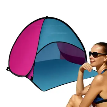  Всплывающий навес для пляжной палатки Автоматическая Тентовая палатка Портативный Солнцезащитный Мини-козырек от солнца с подставкой для мобильного телефона для пикника на пляже