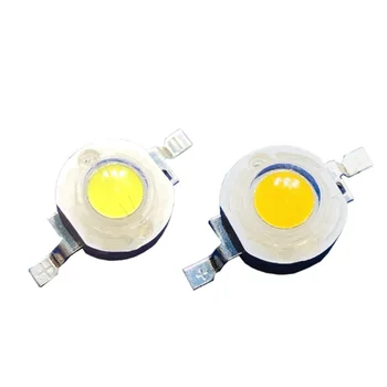  10шт 1 Вт 3 Вт Высокомощный светодиодный светодиод с чипом SMD Теплый белый прожектор Светильник лампа накаливания