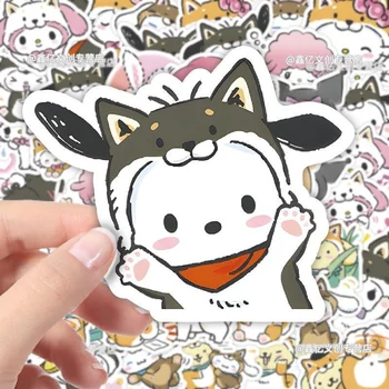  Cinnamorol Pochacco Kuromi Sanrio cute pet kawaii cartoon креативные забавные наклейки ins wind decoration наклейки для руководства для студентов