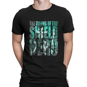  Мужские футболки The Rising of The Shield Hero Naofumi Iwatani, Потрясающие Футболки из 100% хлопка, Футболки С коротким рукавом и Круглым вырезом, Одежда 6XL