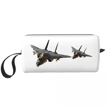  Косметичка Top Gun Air Force Fighter Jets, женская модная косметичка большой емкости, косметички для хранения косметики, сумки для туалетных принадлежностей