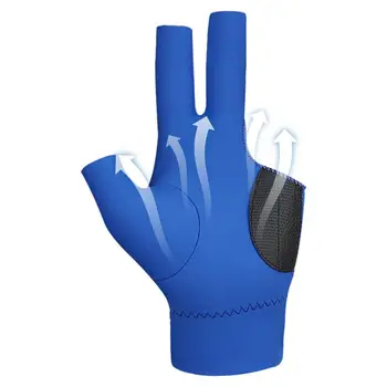  Перчатки для бильярдного кия, перчатки для настольного тенниса с 3 пальцами, бильярдные перчатки без пальцев, универсальные дышащие аксессуары для бильярда