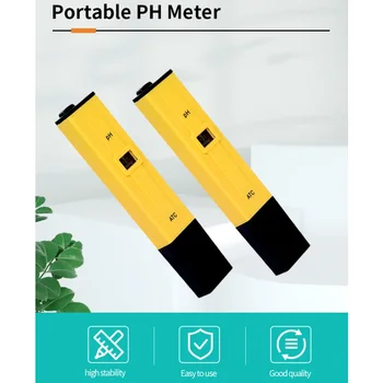  РН метр 0,01 PH Высокоточный тестер качества воды с диапазоном измерения Ручка для проверки PH Подходит для плавательного бассейна Аквариума