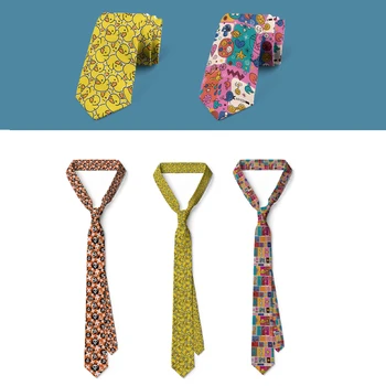  Новый галстук cartoon element шириной 8 см из полиэстера, рубашка, аксессуары для костюмов, мужской и женский галстук, подарочный галстук для вечеринок и других мероприятий